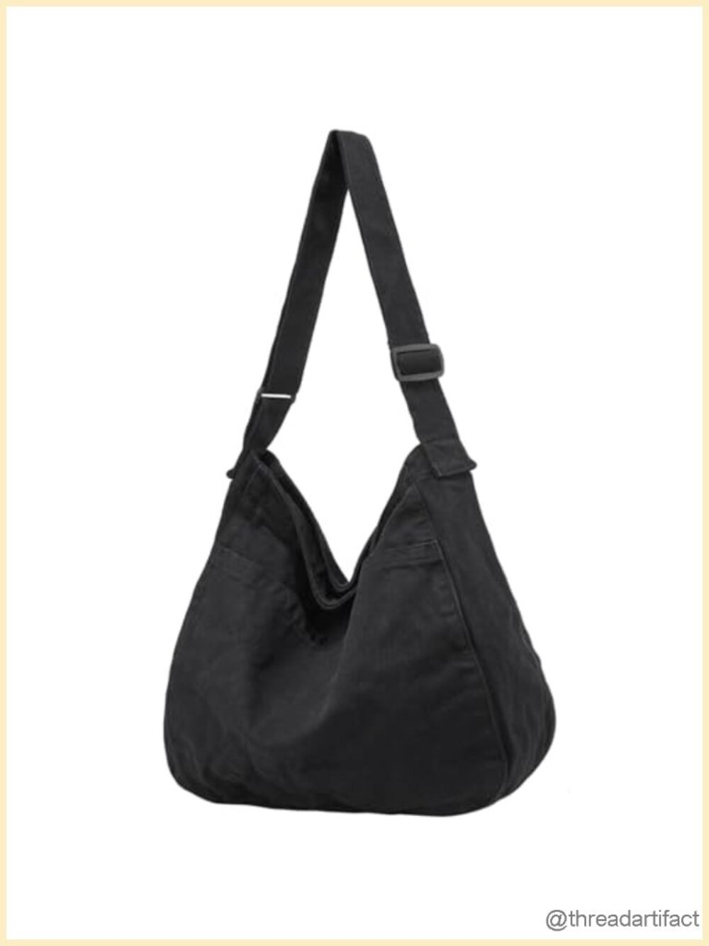 Canvas Tote Bag Hobo Crossbody Shoulder Large Purse Messenger Travel Work